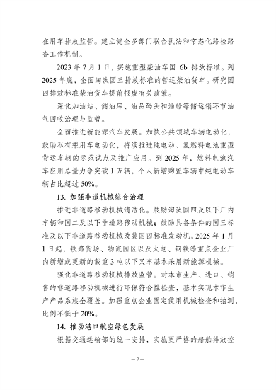 《上海市清洁空气行动计划（2023—2025年）》征求意见(图7)