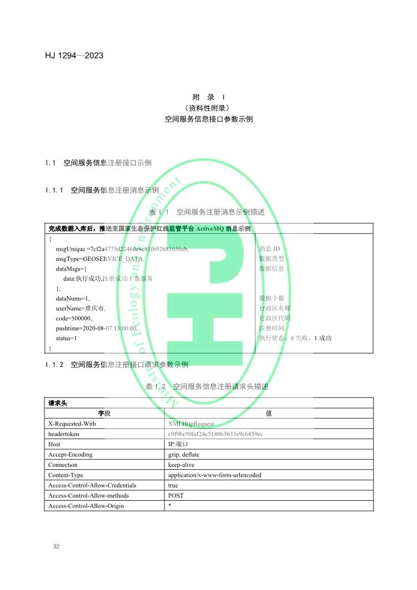042611111528_0W020230425326455516174_35.jpg 生态环境部发布《生态保护红线监管数据互联互通接口技术规范》(图35)