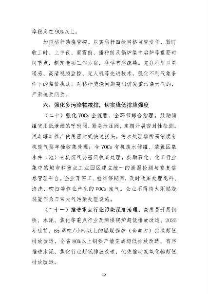 《辽宁省空气质量持续改善行动方案》（征求意见稿）发布(图12)