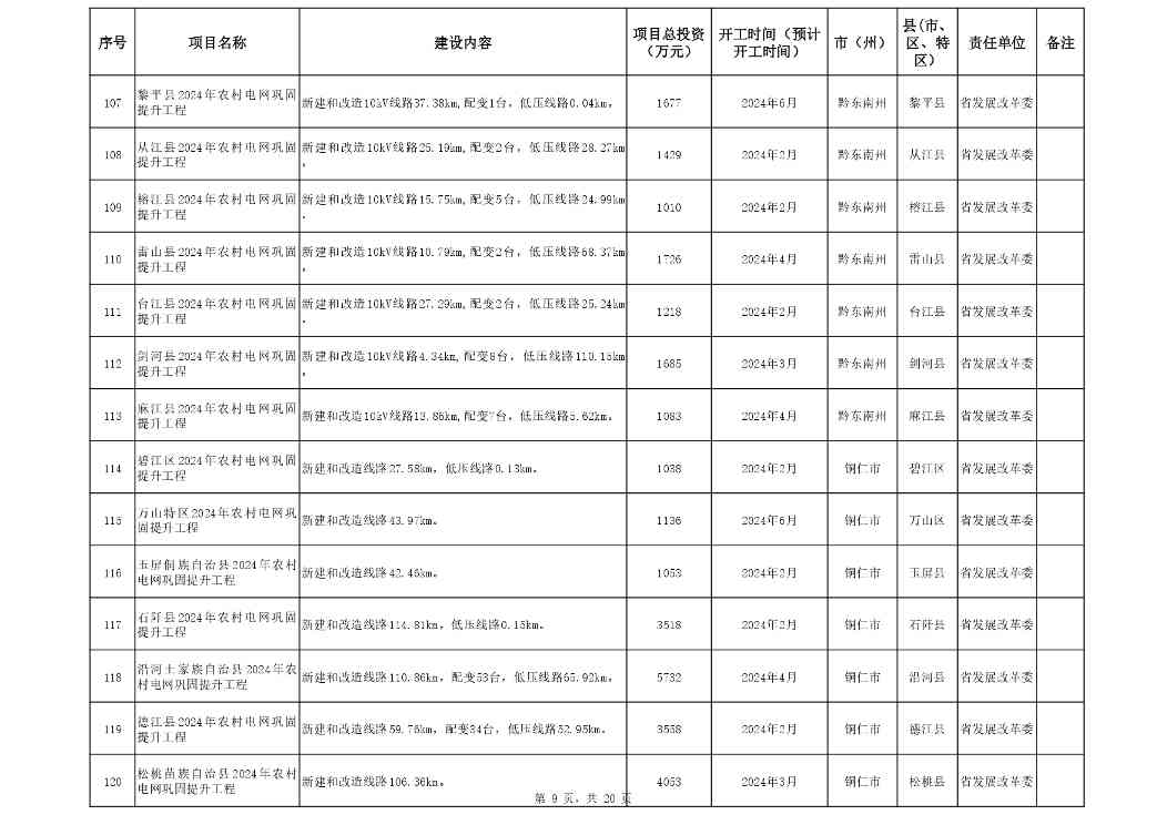 关于印发《贵州省2024年推动大规模设备更新和消费品以旧换新重点项目清单（第一批）》的通知(图9)