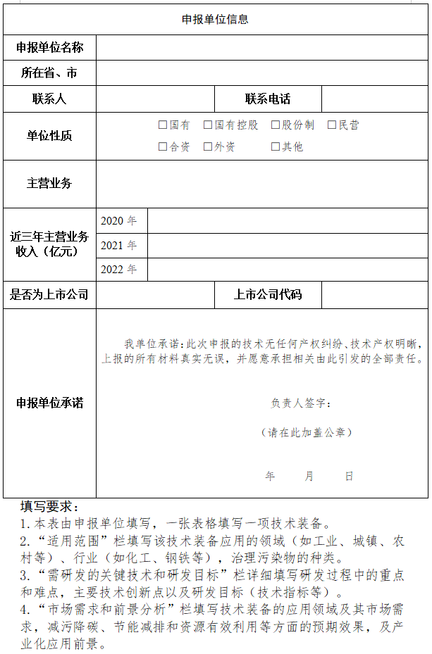 两部门征集2023年国家鼓励发展的重大环保技术装备！(图2)