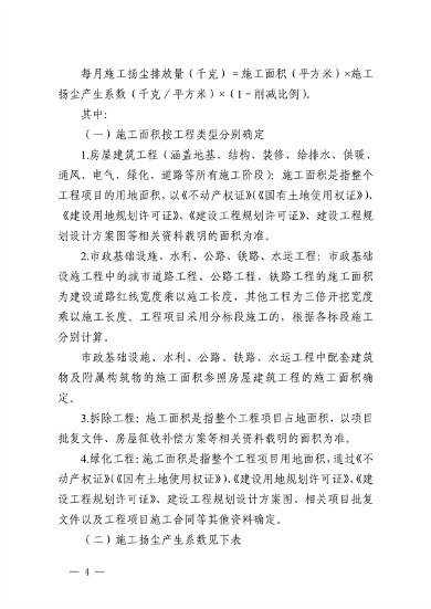 浙江省施工扬尘排放量抽样测算方法（试行）(图4)