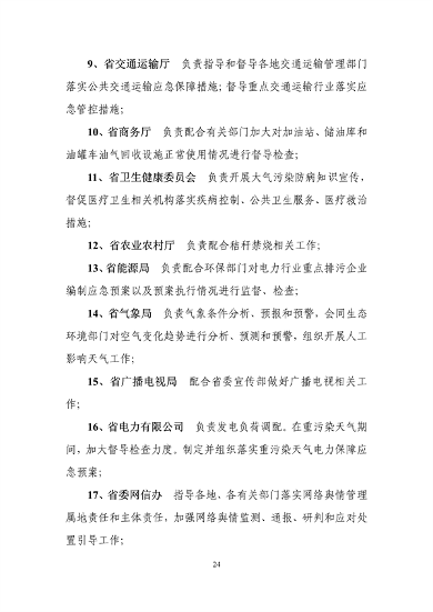 吉林省重污染天气应急预案（2024年修订）征求意见(图27)