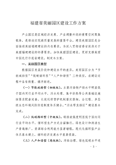 福建省印发《福建省美丽园区建设工作方案》(图3)