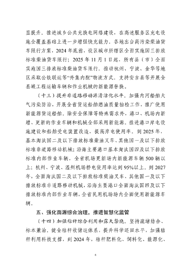 浙江省空气质量持续改善行动计划（征求公众意见稿）发布(图6)