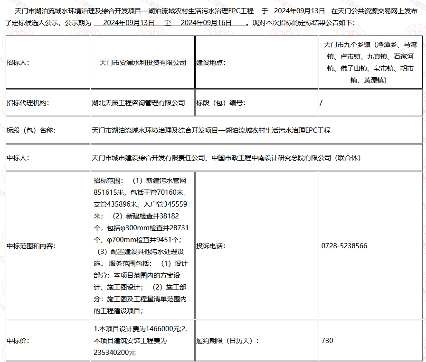 2.37亿！湖北天门湖泊流域农村生活污水治理EPC工程中标
