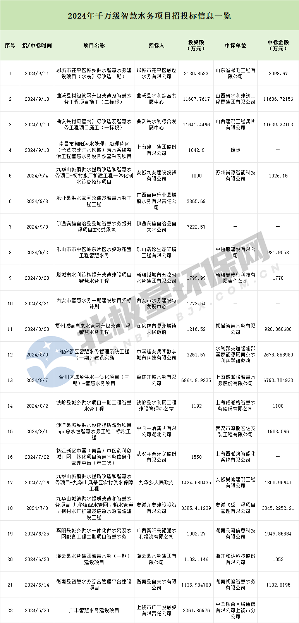 2024年千万级智慧水务项目市场，谁是大赢家？(图1)
