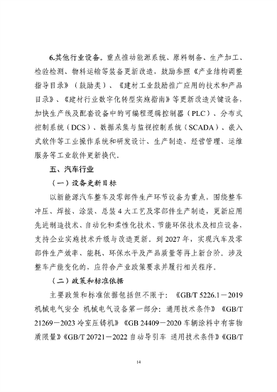 工业和信息化部印发《工业重点行业领域设备更新和技术改造指南》(图14)