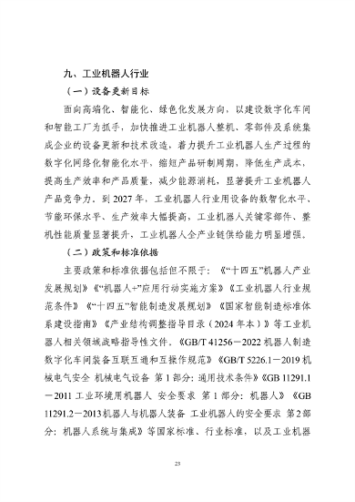 工业和信息化部印发《工业重点行业领域设备更新和技术改造指南》(图23)