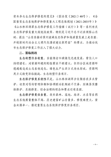 潍坊市国土空间生态修复规划（2021-2035年）(图8)