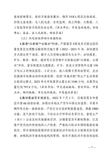 柳州市2023年度大气污染防治工作计划(图7)