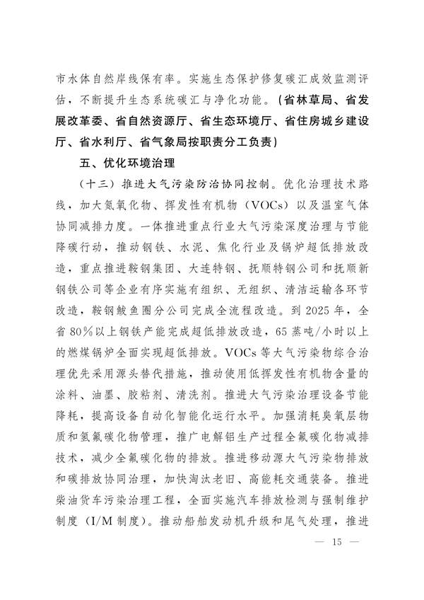 122911195252_0辽宁_15.jpg 《辽宁省减污降碳协同增效实施方案》发布(图15)