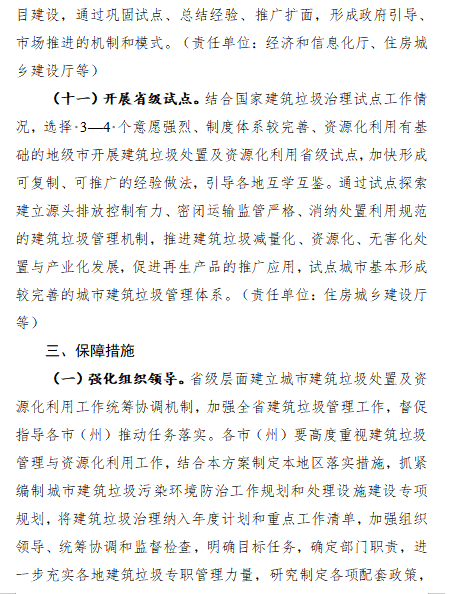 《四川省城市建筑垃圾处置及资源化利用两年行动方案（2024—2025年）（征求意见稿）》(图9)