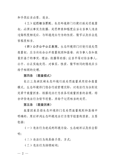 091408374420_0长江三角洲区域_2.png 《长江三角洲区域生态环境行政处罚裁量规则》公开征求意见(图2)