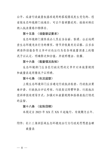 091408374420_0长江三角洲区域_8.png 《长江三角洲区域生态环境行政处罚裁量规则》公开征求意见(图8)