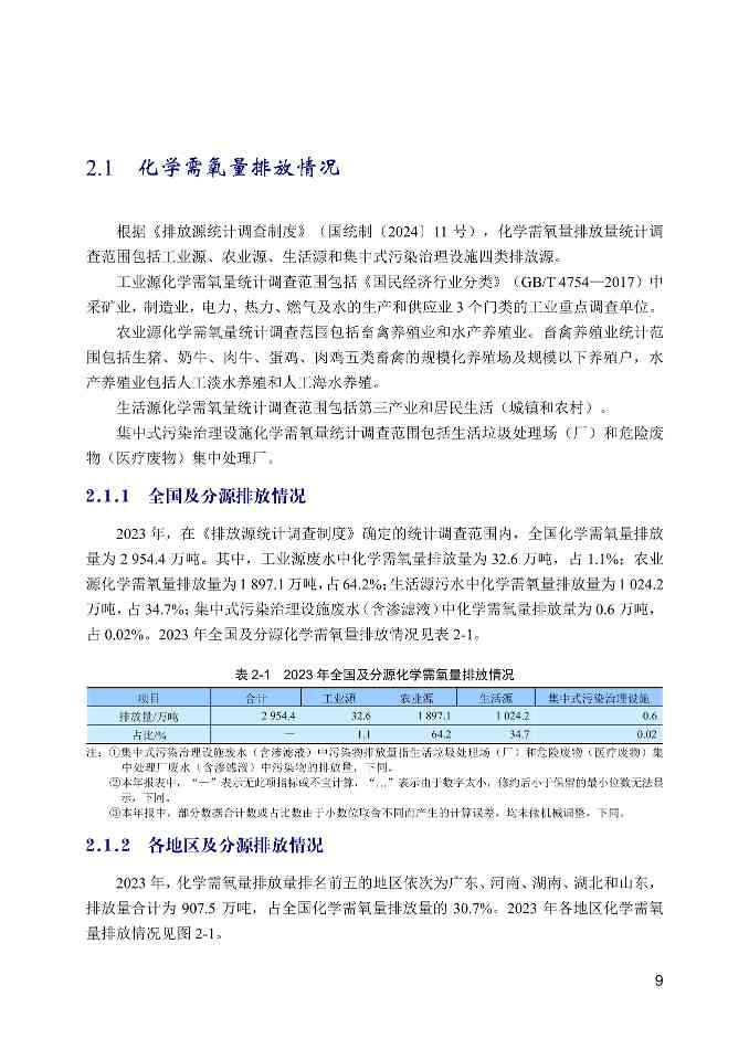 全文 | 2023年中国生态环境统计年报(图9)