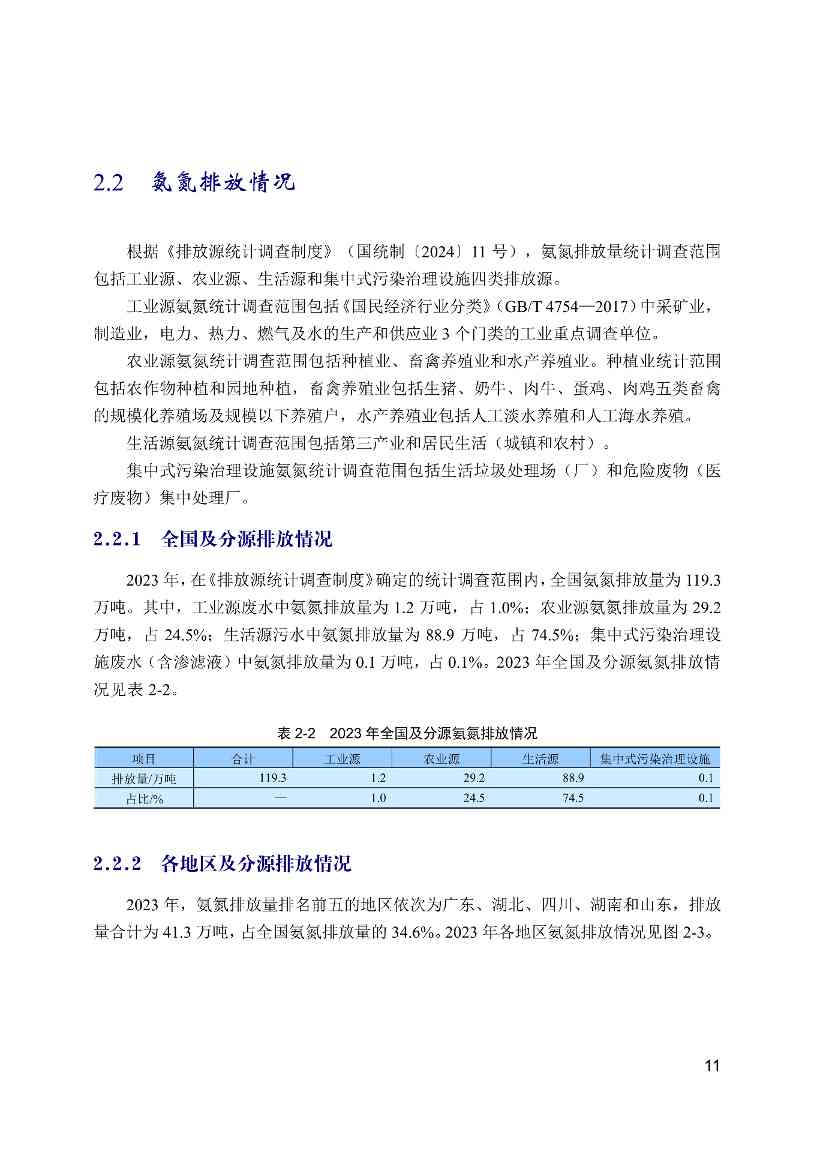 全文 | 2023年中国生态环境统计年报(图11)