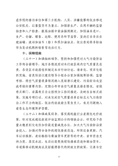 浙江省空气质量持续改善行动计划（征求公众意见稿）发布(图12)