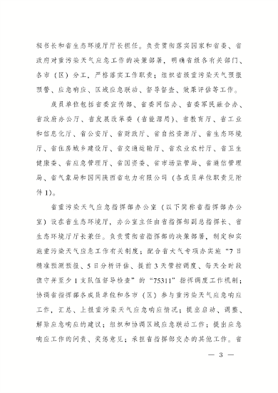 《陕西省重污染天气应急预案》修订发布(图2)