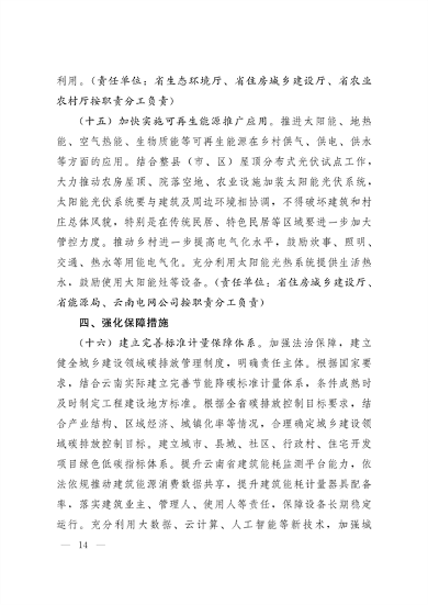《云南省城乡建设领域碳达峰实施方案》发布(图14)