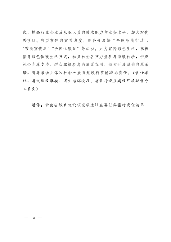 《云南省城乡建设领域碳达峰实施方案》发布(图18)