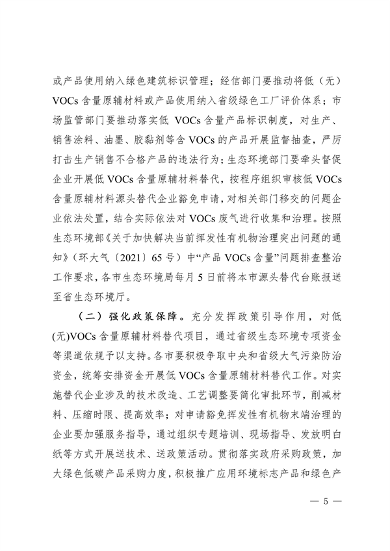 安徽省低挥发性有机物含量原辅材料替代工作方案（征求意见稿）发布(图5)