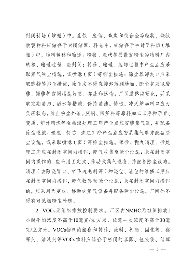 江苏省铸造行业大气污染综合治理方案发布(图5)