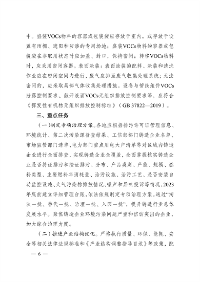 江苏省铸造行业大气污染综合治理方案发布(图6)