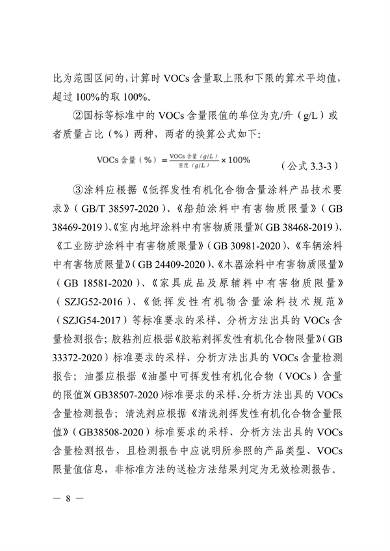 《广东省工业源挥发性有机物减排量核算方法（2023年修订版）》发布(图7)