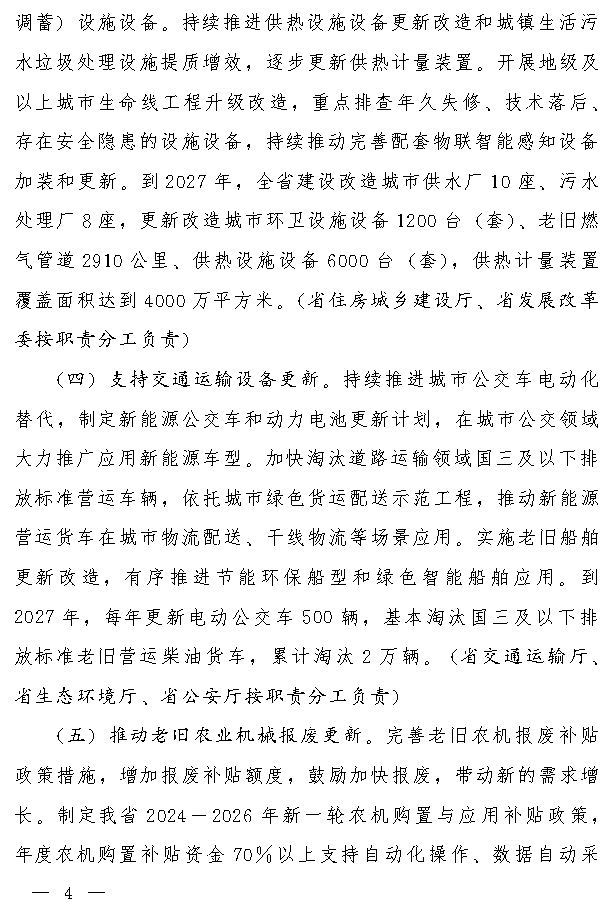 吉林省推动大规模设备更新和消费品以旧换新实施方案(图3)