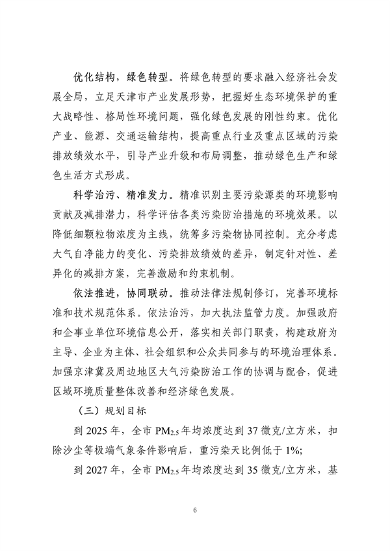 《天津市大气环境质量达标规划》征求意见(图6)