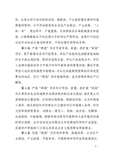 宁夏自治区发布“两高”项目管理办法（试行）(图5)