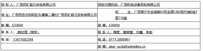 广西百色2×660MW清洁高效煤电项目脱硫废水零排放处理系统招标