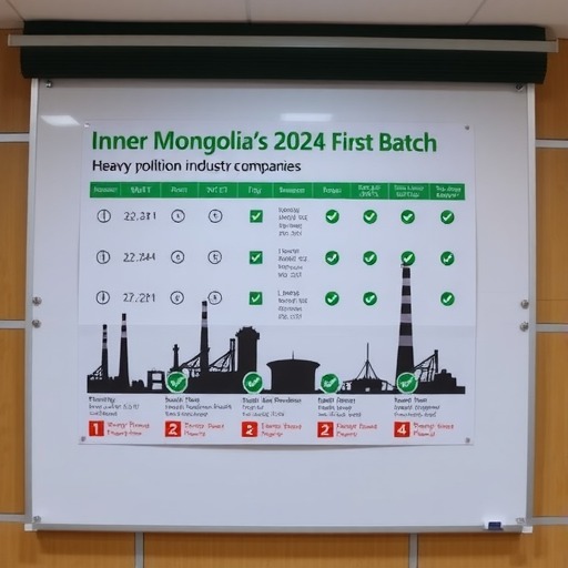关于内蒙古自治区2024年度第一批重污染天气重点行业绩效评级企业名单的公示
