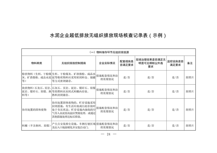 生态环境部发布《关于做好水泥和焦化企业超低排放评估监测工作的通知》(图23)