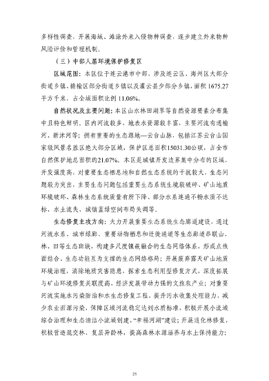 《连云港市国土空间生态保护和修复规划（2021-2035年）》公开征求意见(图27)