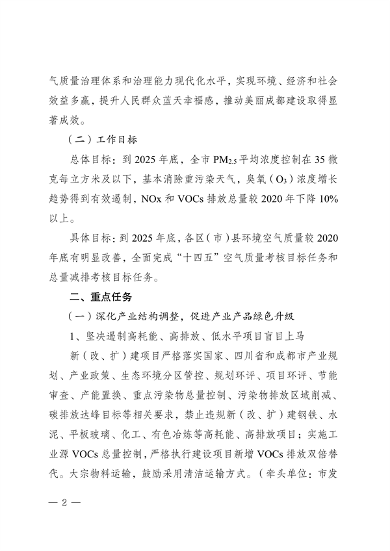 《成都市空气质量持续改善行动计划实施方案（2024-2025年）》 公开征集意见(图2)