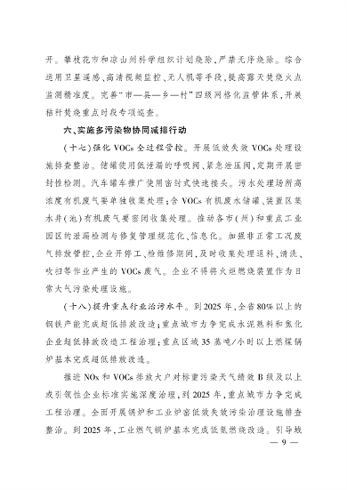 《四川省空气质量持续改善行动计划实施方案》发布(图9)