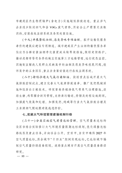 《四川省空气质量持续改善行动计划实施方案》发布(图10)