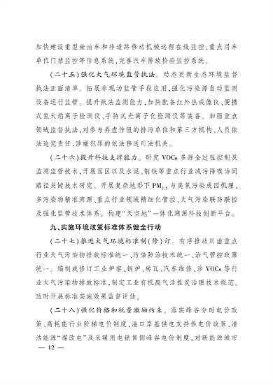 《四川省空气质量持续改善行动计划实施方案》发布(图12)