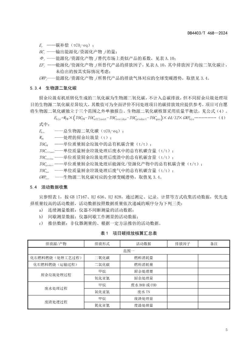 深圳市《厨余垃圾处理项目碳排放核算指南》地标正式发布！(图11)